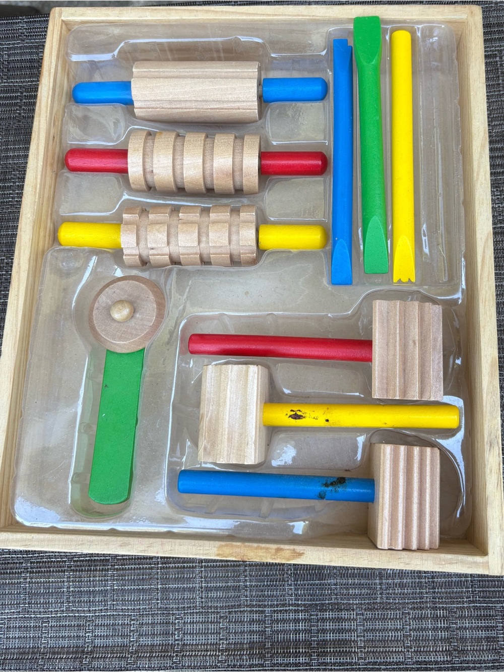 Alex Art Wooden Dough Tools Set Kids Art and Craft